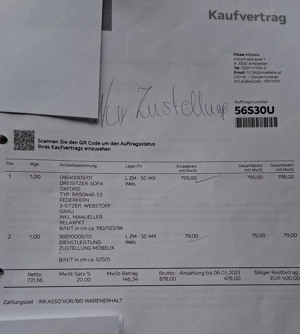 Relax-Couch 3 sitzig  Bild 4