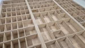 Originaler Setzkasten der Druckerei Teutsch (1829)  (Bregenz)   Top Zustand! Bild 8