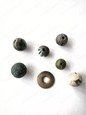 Kette mit Anhänger aus Ton Bild 2