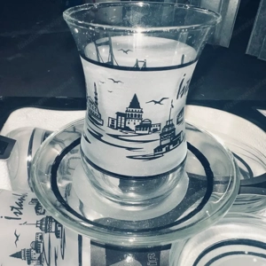 türkisches Tee gläser 12stk mit istanbul motive  Bild 5