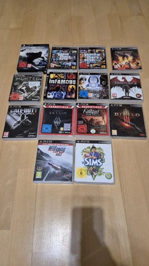 Playstation 3 mit 14 Games Bild 4