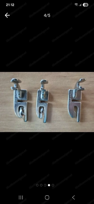 11 + 1 Nähfüße für PFAFF 262 Automatik per Stück Bild 4