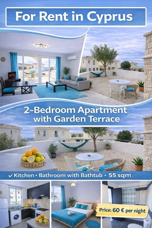  Ferienwohnung mit Meerblick in Paphos   55 m    Top Lage Bild 2