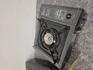 Campingkocher Piezo-Zündung + 2 Gaskartuschen  Bild 2