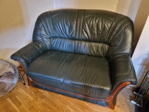 Echt Leder 3er Chautch  Bild 2