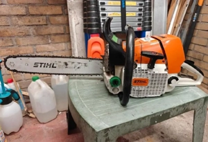 Stihl MS 460c Kettensäge Bild 2