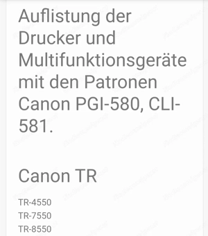 Druckerpatronen für Canon 580, 581 Bild 2