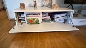 Wohnwand 9 teilig in Weiß Bild 3