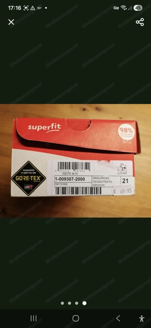 Lederschuhe gefüttert Gr. 21 Superfit  Bild 3