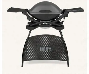 Weber Elektrogrill Q 2400 grau mit Gestell und 2 Abdeckhauben Bild 3