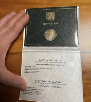 2 Euro Münzen Vatikan  Bild 4