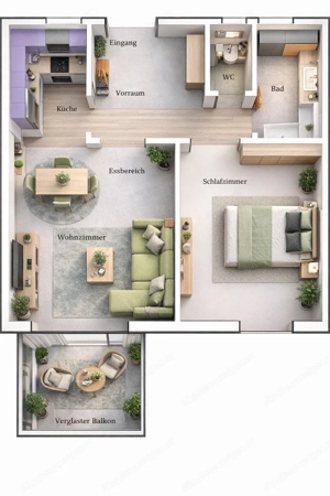 2 Zimmer Wohnung in Lustenau  Bild 2