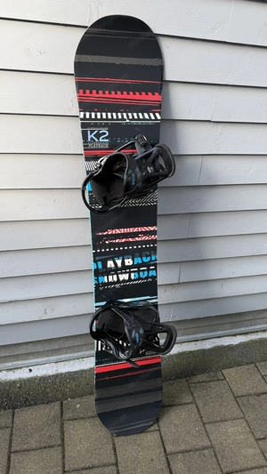 K2 Snowboard + Burton Bindung