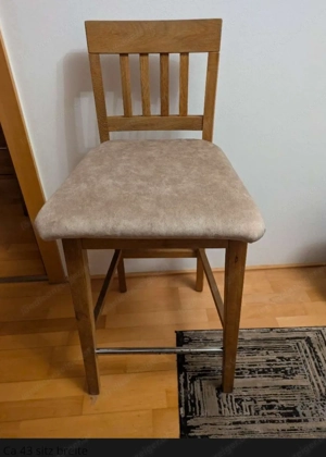 Hochtisch bartisch mit Barhocker  Bild 5