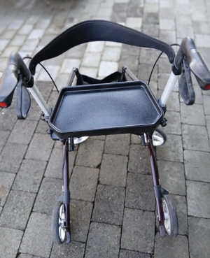 Rollator Vital Carbon v. "Russka" rubinrot Bild 6