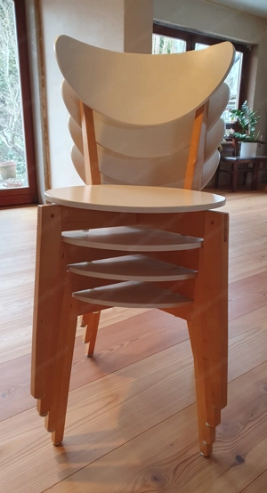 4 Holz-Stühle "IKEA Nordmyra" Bild 4