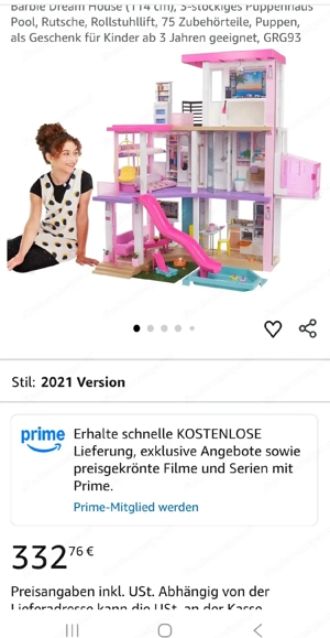 Barbie Dreamhouse mit Aufzug und Wasserrutsche Bild 2