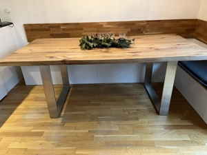 Rustikaler Tisch Eiche Bild 2