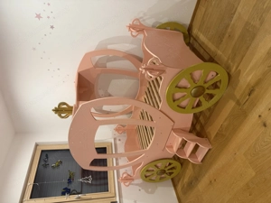 Kinderbett 90   180 cm in Pink  Bild 2
