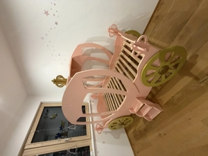 Kinderbett 90   180 cm in Pink  Bild 4