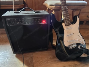 E Gitarre mit verstärker  Bakers e-gitarre Anfänger Kinder Bild 3