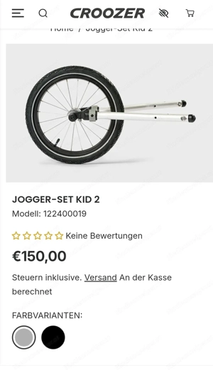 Kiki Croozer Jogging Set (für 2 Sitzer) Bild 3