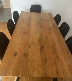 Esstisch Eiche Echtholz Bild 3