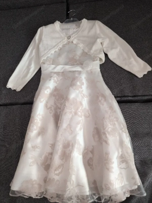 Kommunionkleid Gr 134 inkl Jacke Bild 3