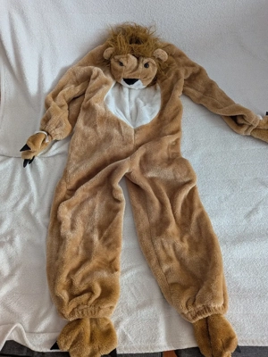 Löwenkostüm Einteiler Gr 152
