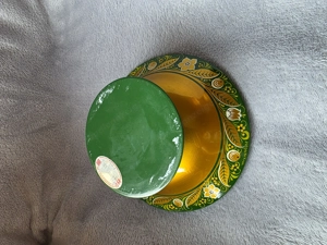 Original russische handbemalte Holzschale   traditionelles Design Bild 3