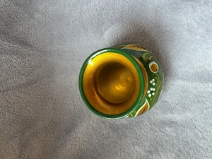 Original russische Holzschale   handbemalt   Volkskunst Bild 2