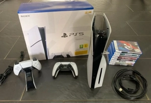 PlayStation 5 Disc Disc 825GB, Headset + 11 Spielen+2Controllers und Zubehör Bild 5