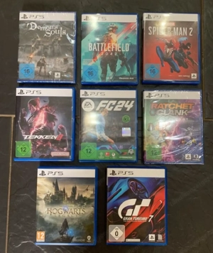 PlayStation 5 Disc Disc 825GB, Headset + 11 Spielen+2Controllers und Zubehör Bild 4