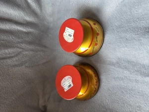 2  Original russische handbemalte Holzschalen   Volkskunst   Set Bild 3