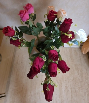 Kunstblumen   Deko-Rosen Bild 2
