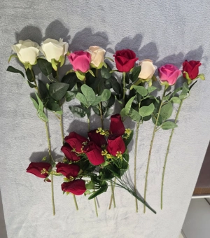 Kunstblumen   Deko-Rosen Bild 3