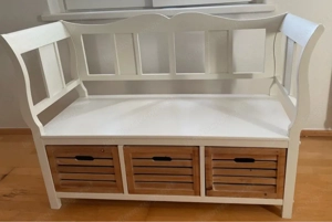 Sitzbank 3 Schubladen Jysk Landhausstil