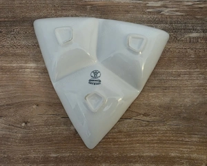 Porzellan-Servierschale mit 3 Fächern   blau-weiß Bild 2