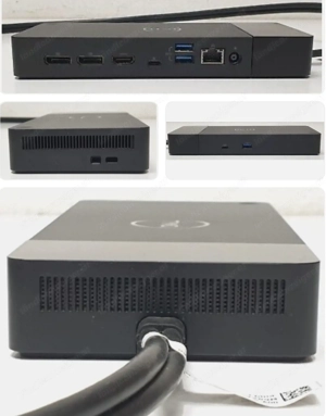Dell Latitude WD19DC Dock Mit 2x Thunderbolt Docking-Station Set 240W USB-C Bild 2