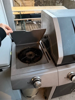 Gasgrill 4 Brenner + Seitenbrenner mit Unterschrank Bild 5