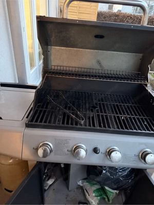 Gasgrill 4 Brenner + Seitenbrenner mit Unterschrank Bild 3