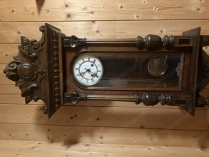 Pendeluhr Antik Holzkasten