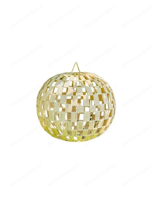 Lampe aus Rattan Bild 3
