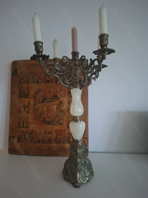Antiker seltener Kerzenständer  Bild 3