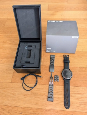 Garmin fenix 7X Pro Sapphire Solar | Titan-Set (Uhr + Titan-Band) | Restgewährleistung Bild 2