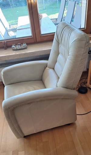 Relax-Liege-Sessel, elektrisch, Aufstehhilfe, Leder Bild 3