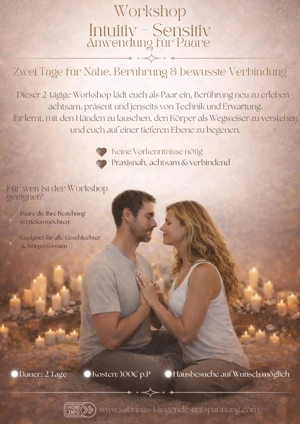 Workshop  für Paare   Zwei Tage für Nähe, Berührung & bewusste Verbindung