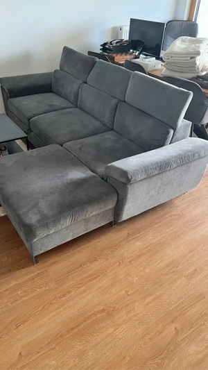 Couch in Anthrazit Bild 2