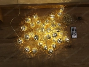 Marokkanische Lichterkette mit Fernbedienung 35mm Durchmesser