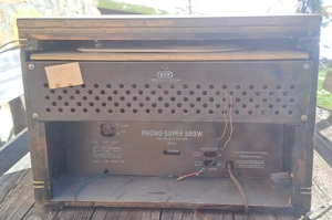 Radio Antiquität aus Holz Bild 3